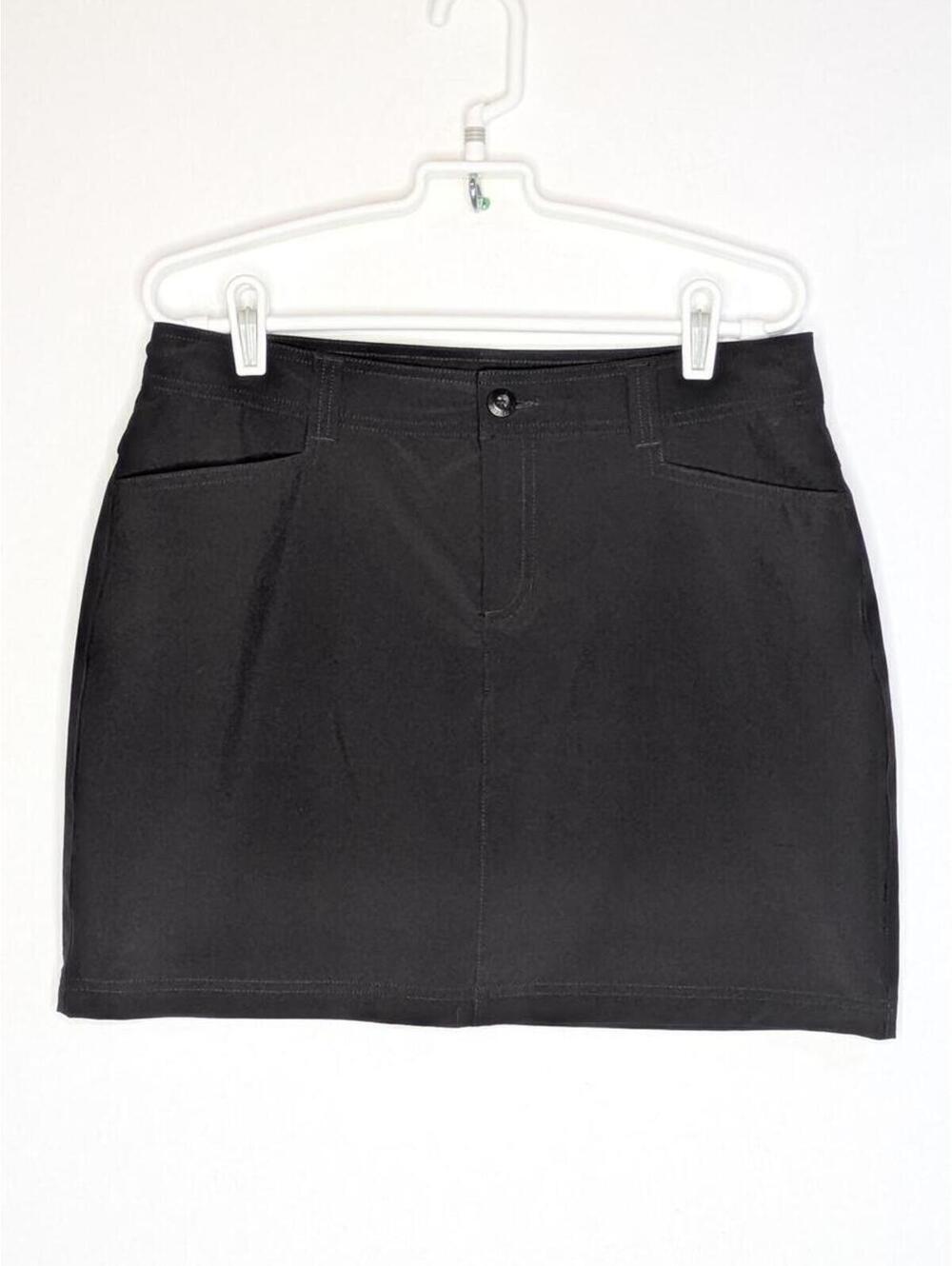 Eddie Bauer Black Rip Stop Outdoor Hiking Skort 8